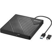 Зовнішній оптичний DVD-привід Amicool USB 3.0 CD/DVD +/-RW