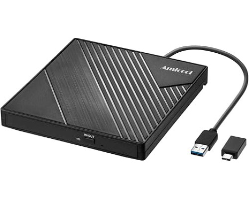 Зовнішній оптичний DVD-привід Amicool USB 3.0 CD/DVD +/-RW