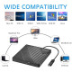 Зовнішній оптичний DVD-привід Amicool USB 3.0 CD/DVD +/-RW