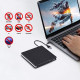 Зовнішній DVD-привід Amicool USB 3.0, Type-C CD DVD +/-RW, оптичний привід