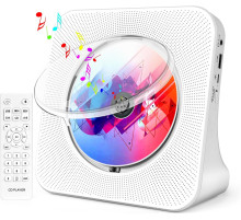 Портативний CD-програвач з Bluetooth, стереозвуком та динаміками