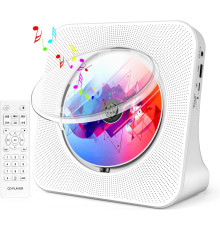 Портативний CD-програвач з Bluetooth, стереозвуком та динаміками