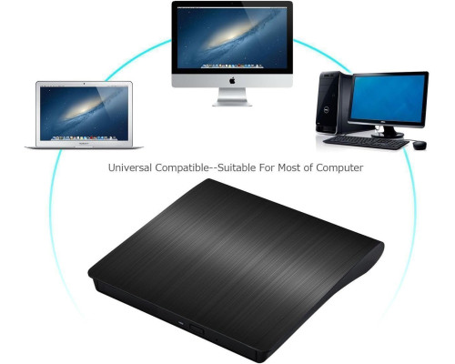 Портативний тонкий USB 3.0 CD-DVD +/-RW привід