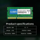 Оперативна пам'ять TECMIYO 1RX8 PC3L 12800S 8 ГБ DDR3 1600 RAM (1X8 ГБ) 1,35 В/1,5 В PC3-12800s DDR3 1600 МГц SODIMM CL11 без ECC
