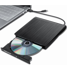 Зовнішній DVD-привід Sounce USB 3.0 та записувач компакт-дисків Type-C
