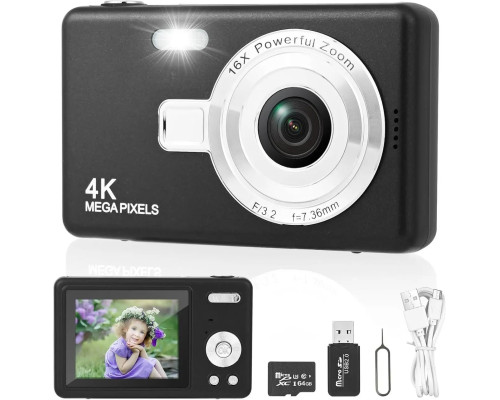 Цифрова камера Euakee Digital Camera 2.7K 48MP