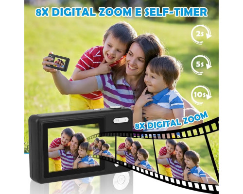 Цифрова камера Euakee Digital Camera 2.7K 48MP