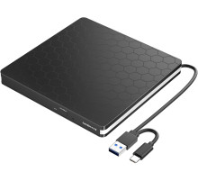 Зовнішній CD-DVD записувач та зчитувач Amicool з USB 3.0