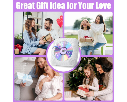 Портативний CD-програвач Gueray з Bluetooth