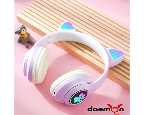 Бездротові навушники Daemon Kids з котячими вушками Bluetooth