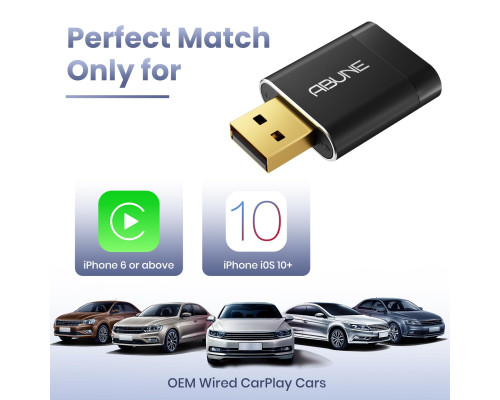 Міні-адаптер CarPlay для iPhone та Android Auto 2-в-1