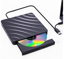 Зовнішній оптичний привід CD/DVD-RW з USB-A та USB Type-C