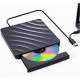 Зовнішній оптичний привід CD/DVD-RW з USB-A та USB Type-C