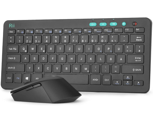 Комплект клавіатури та миші Rii Wireless