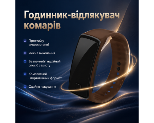 Комплект браслетів-відлякувачів комарів 2 шт