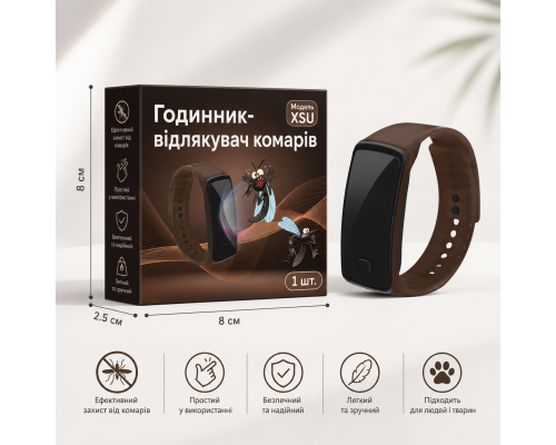 Комплект браслетів-відлякувачів комарів 2 шт