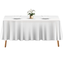 Одноразова біла скатертина Tablecover 137 × 274 см