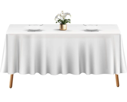 Одноразова біла скатертина Tablecover 137 × 274 см