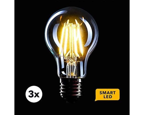 Комплект Led-ламп FL07_S цоколь E27 з регульованою яскравістю 6 Вт (3 шт)