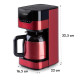 Крапельна кавоварка Klarstein Arabica EasyTouch Control RED 10035588 Б/В