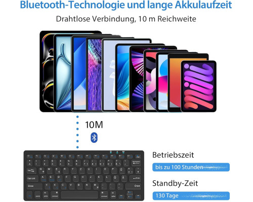Компактна бездротова Bluetooth-клавіатура KBCASE