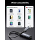 Аудіоадаптер JSAUX 2 в 1 USB на 3,5 мм