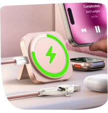 Ультратонка зарядна станція 2-в-1 для Apple MagSafe