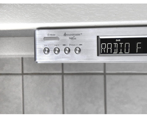 Кухонне підвісне радіо з Bluetooth Soundmaster UR2045SI DAB+ і FM RDS