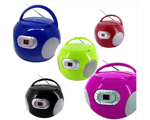 CD бумбокс Soundmaster SCD2120GR з FM-радіо та функцією аудіокниги