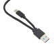Зовнішній оптичний DVD-привід NEE Generic з подвійним інтерфейсом USB3.0/Type-C (чорний) 2132