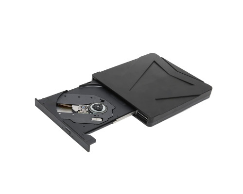 Зовнішній оптичний DVD-привід NEE Generic з подвійним інтерфейсом USB3.0/Type-C (чорний) 2132