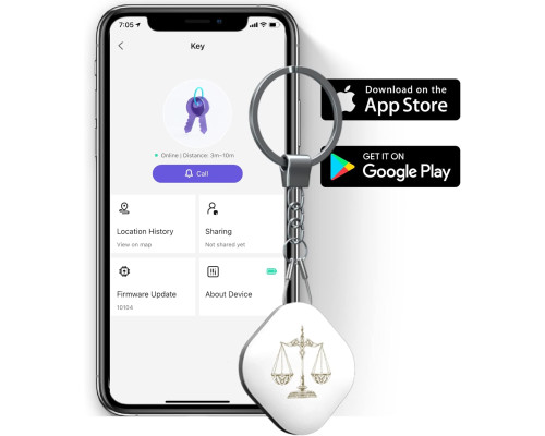 Bluetooth-трекер з брелоком для ключів