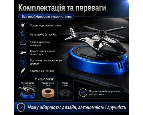 Автомобільний ароматизатор на сонячній батареї