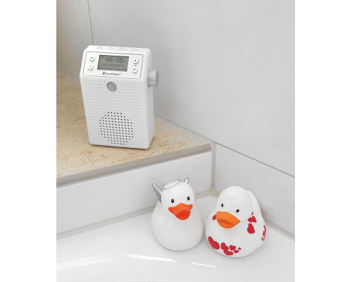 Настінний радіоприймач DAB+/FM Soundmaster DAB60WE з детектором руху та Li-On акумулятором 1200 мАг