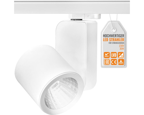 Трифазний світлодіодний трековий LED-світильник Oranje ‎OR-801-W-3000K/4000K