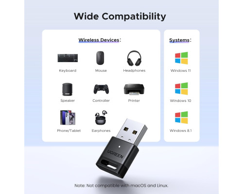 Bluetooth-адаптер UGREEN USB