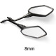 Бокове дзеркало для мотоцикла 2 шт (розмір: 8 мм)