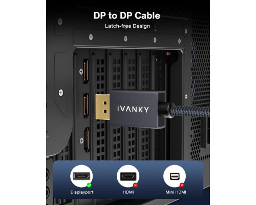 Кабель IVANKY DisplayPort 1.2 4K