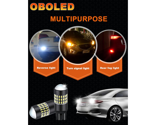 Світлодіодні лампочки 78SMD 7443 W21W W21