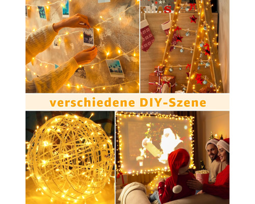 Водонепроникні гірлянди Ollny Fairy Lights Outdoor Battery 10 м