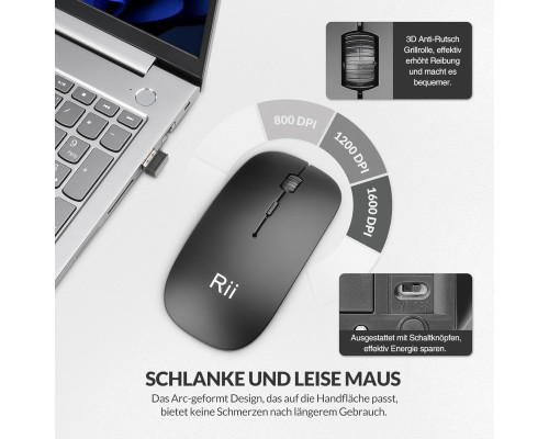 Комплект клавіатури та миші Rii Wireless