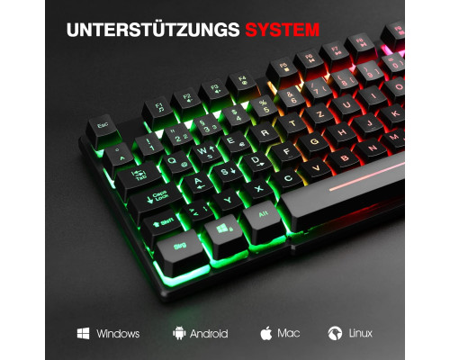 Ігрова клавіатура Rii Gaming Keyboard PC