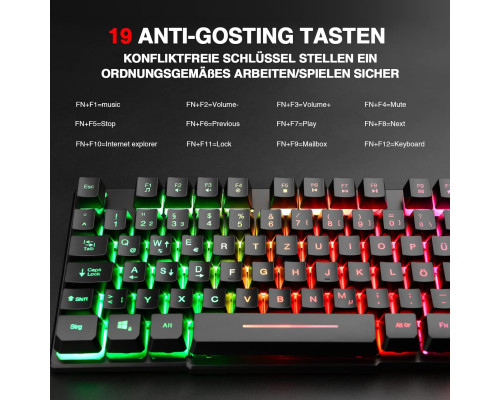 Ігрова клавіатура Rii Gaming Keyboard PC
