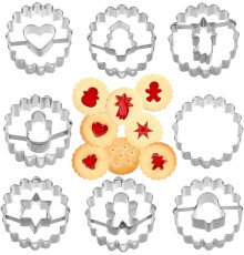 Набір з 8 форм для печива Linzer