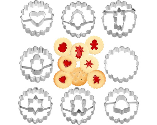 Набір з 8 форм для печива Linzer