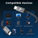 Кабель RAMPOW USB C - USB C 240 Вт 1 м (2 шт)