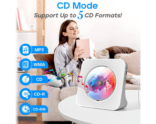 Портативний настільний CD-програвач ROADOM з Bluetooth
