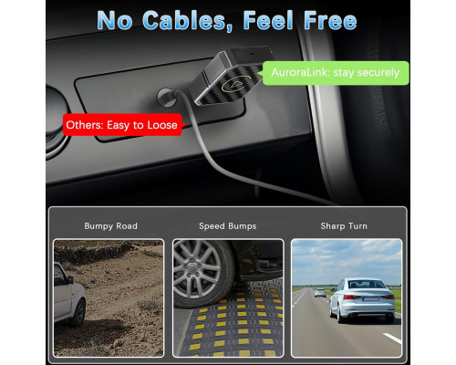 Бездротовий адаптер KORBROS для Carplay/Android Auto