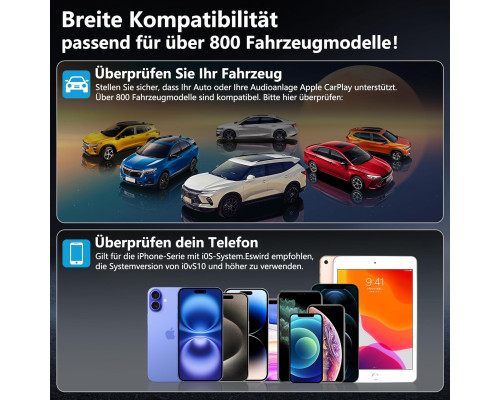 Бездротовий адаптер TERUNSOUl Carplay для iOS