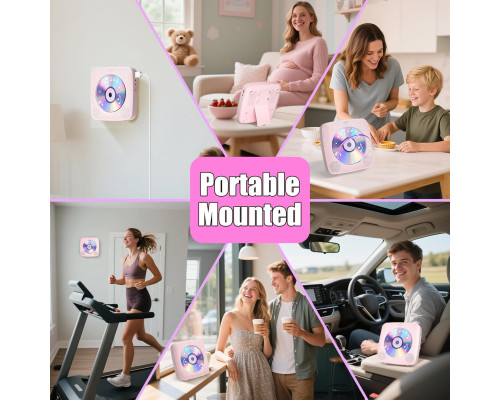 Портативний CD-програвач Gueray з Bluetooth
